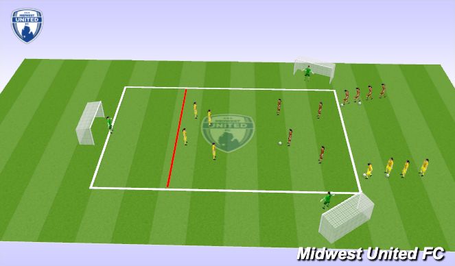 Football/Soccer Session Plan Drill (Colour): Activity 3 Game