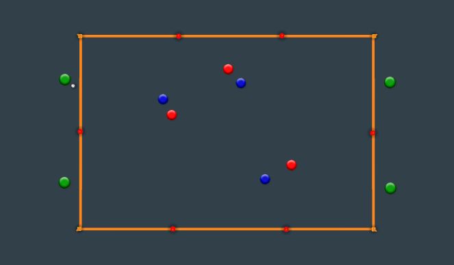 Football/Soccer Session Plan Drill (Colour): Animation 2
