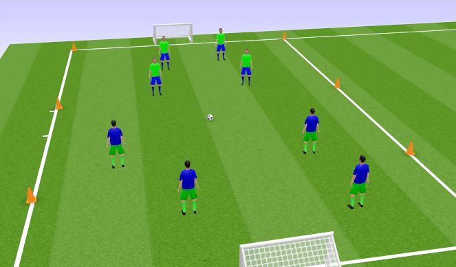 Football/Soccer Session Plan Drill (Colour): Futbol