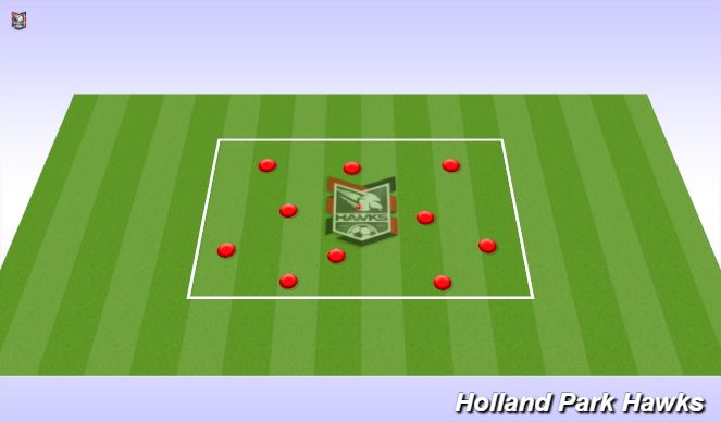 Football/Soccer Session Plan Drill (Colour): Ball Manipulation 