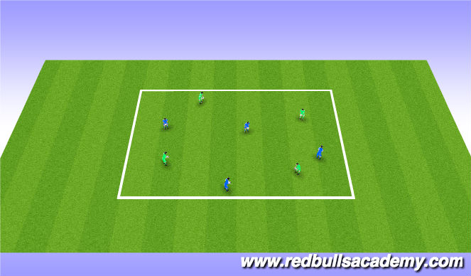 Football/Soccer Session Plan Drill (Colour): Main Theme