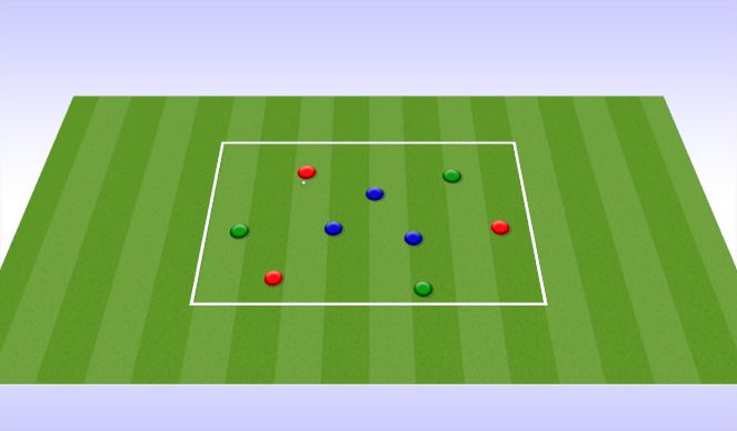 Football/Soccer Session Plan Drill (Colour): Rondo