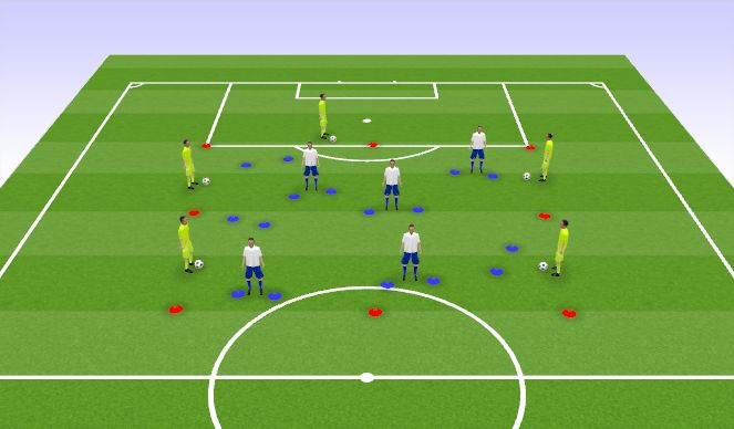 Football/Soccer Session Plan Drill (Colour): Screen 1