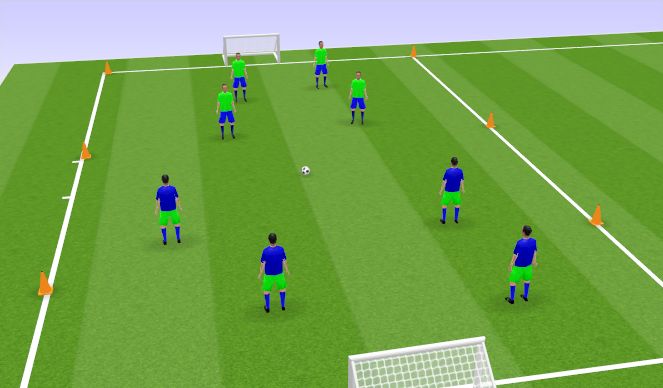 Football/Soccer Session Plan Drill (Colour): Futbol