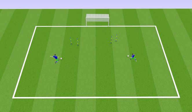 Football/Soccer Session Plan Drill (Colour): Exercise II