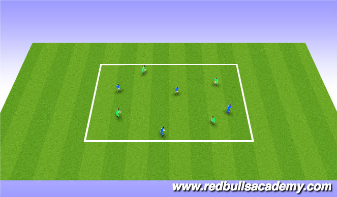Football/Soccer Session Plan Drill (Colour): Main Theme