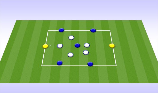 Football/Soccer Session Plan Drill (Colour): Overtalsspil