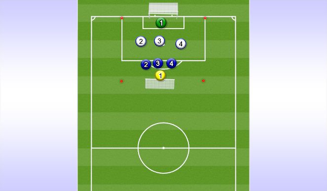 Football/Soccer Session Plan Drill (Colour): Interval