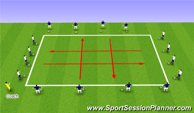 Football/Soccer Session Plan Drill (Colour): PRACTICE: Part 2
