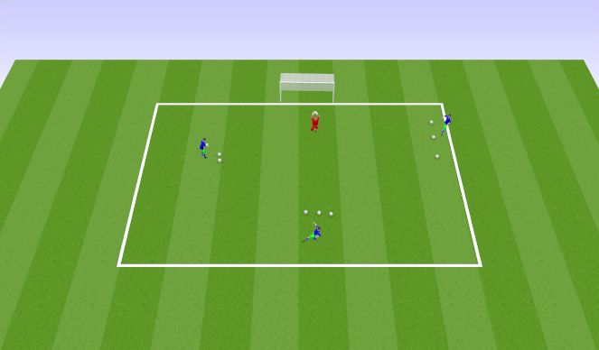 Football/Soccer Session Plan Drill (Colour): atacar balon 