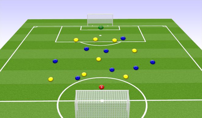 Football/Soccer Session Plan Drill (Colour): Screen 1