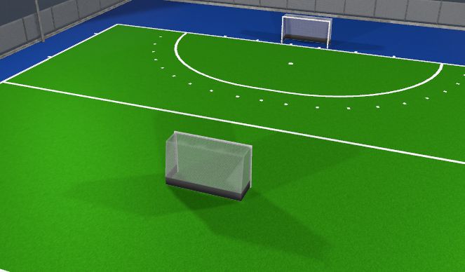 Hockey Session Plan Drill (Colour): Screen 8