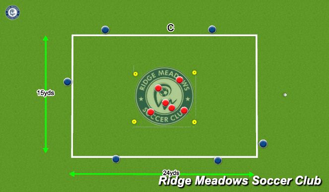 Football/Soccer Session Plan Drill (Colour): Technique