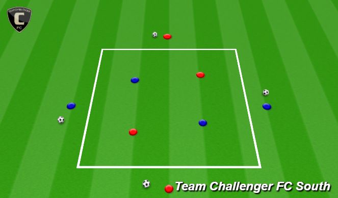 Football/Soccer Session Plan Drill (Colour): Technical