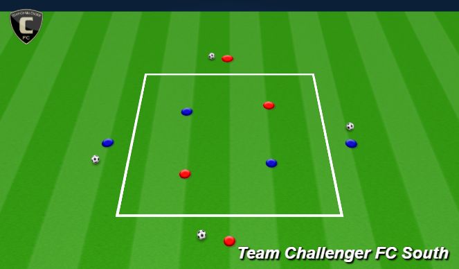 Football/Soccer Session Plan Drill (Colour): Tactical