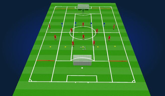 Football/Soccer Session Plan Drill (Colour): TG - WeP2 Patterns