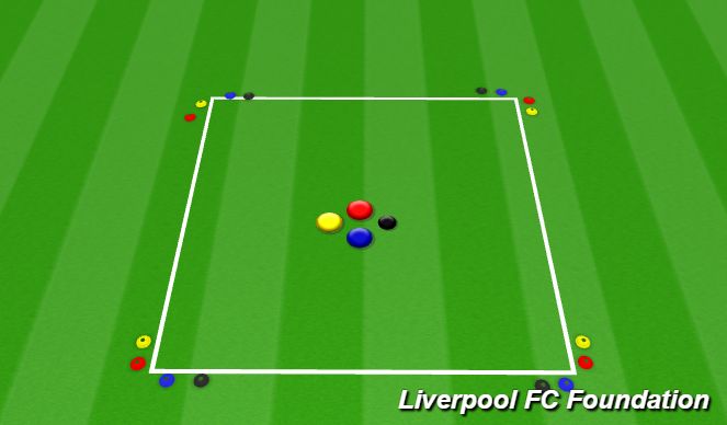 Football/Soccer Session Plan Drill (Colour): Screen 1