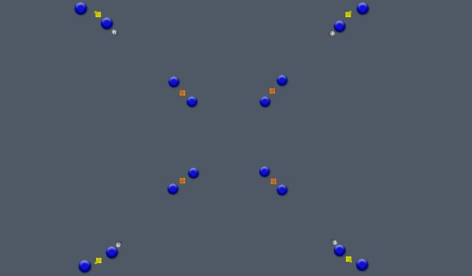 Football/Soccer Session Plan Drill (Colour): Animation 2