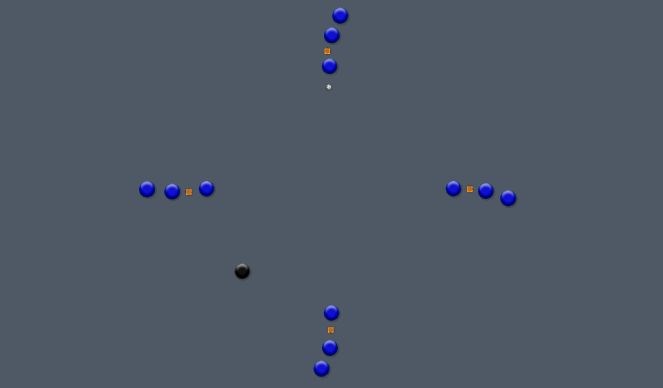 Football/Soccer Session Plan Drill (Colour): Animation 2