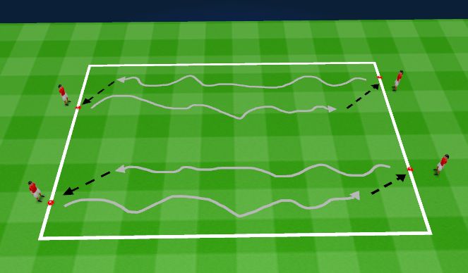Football/Soccer Session Plan Drill (Colour): Skills Development U11-12's