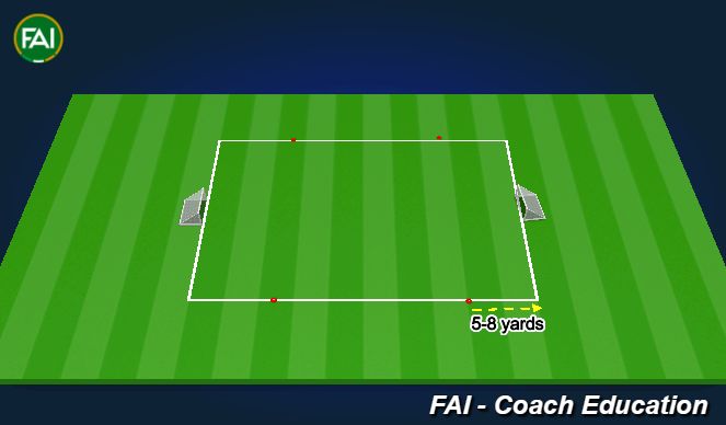 Football/Soccer Session Plan Drill (Colour): Match 6v6 7:30 - 7:42