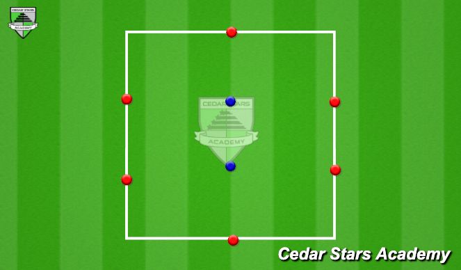 Football/Soccer Session Plan Drill (Colour): Warm Up