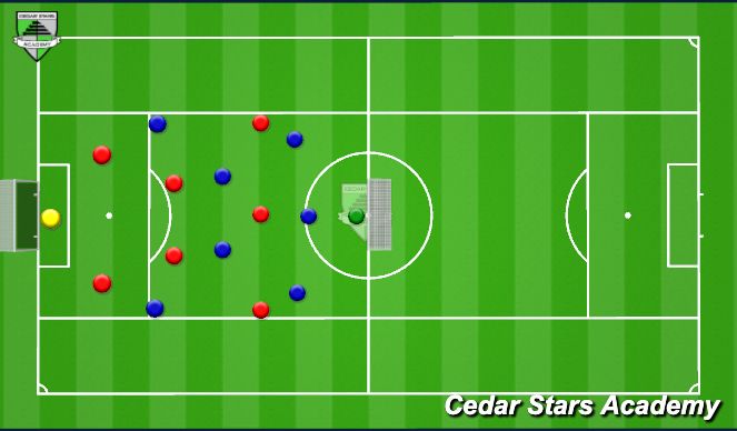 Football/Soccer Session Plan Drill (Colour): Game