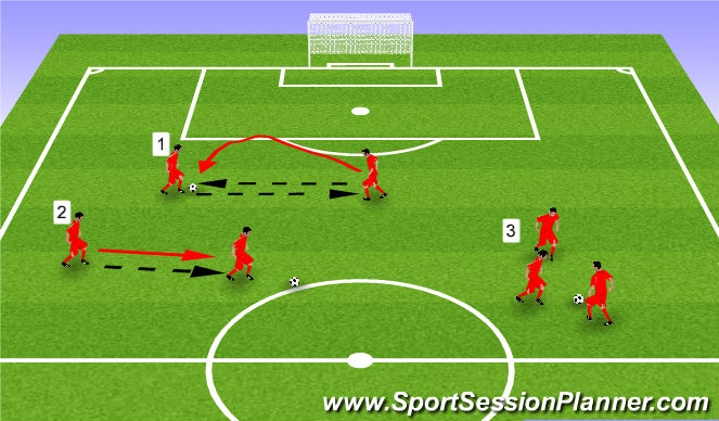 Football/Soccer Session Plan Drill (Colour): Screen 1