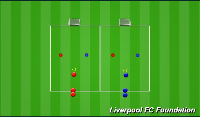 Football/Soccer Session Plan Drill (Colour): SAQ colour cone races