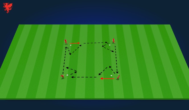 Football/Soccer Session Plan Drill (Colour): Screen 2