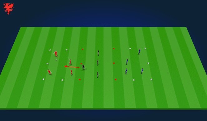 Football/Soccer Session Plan Drill (Colour): Screen 4