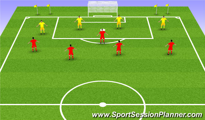 Football/Soccer Session Plan Drill (Colour): Expanded acitivity