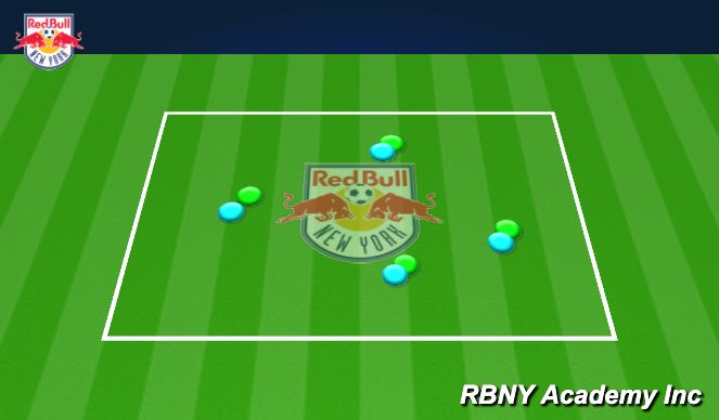 Football/Soccer Session Plan Drill (Colour): Protecting & Shielding Ball