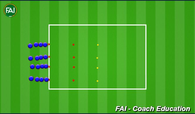 Football/Soccer Session Plan Drill (Colour): Physical Warm Up