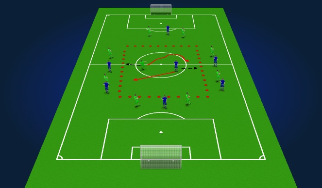 Football/Soccer Session Plan Drill (Colour): Screen 1