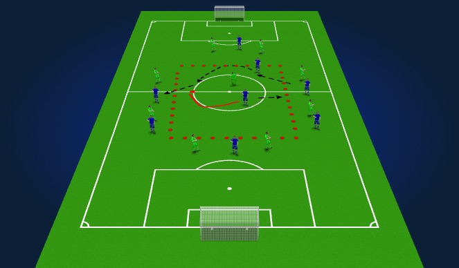 Football/Soccer Session Plan Drill (Colour): Screen 2
