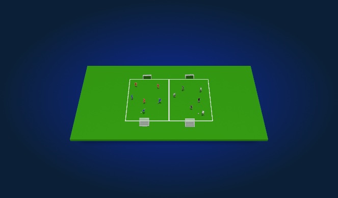 Football/Soccer Session Plan Drill (Colour): Welcome game