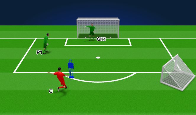 Football/Soccer Session Plan Drill (Colour): Drill 3