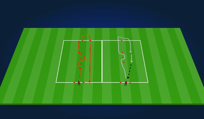 Football/Soccer Session Plan Drill (Colour): Warm Up