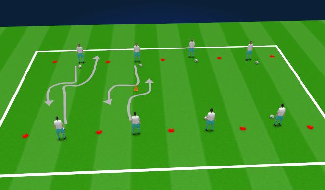 Football/Soccer Session Plan Drill (Colour): Screen 2