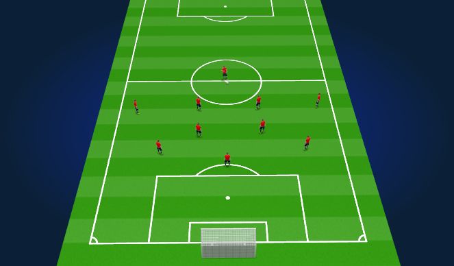 Football/Soccer Session Plan Drill (Colour): Kick-Off