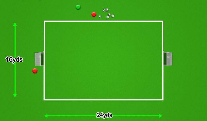 Football/Soccer Session Plan Drill (Colour): Arrival Activity