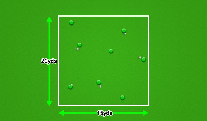 Football/Soccer Session Plan Drill (Colour): Dynamic Movement