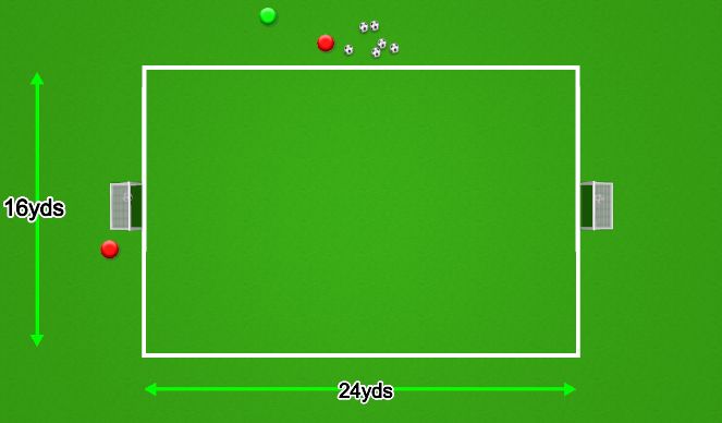 Football/Soccer Session Plan Drill (Colour): Arrival Activity
