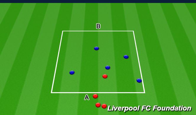 Football/Soccer Session Plan Drill (Colour): Team Tag 