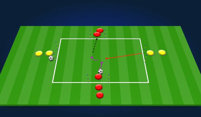 Football/Soccer Session Plan Drill (Colour): Warm Up