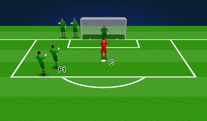 Football/Soccer Session Plan Drill (Colour): Drill 1