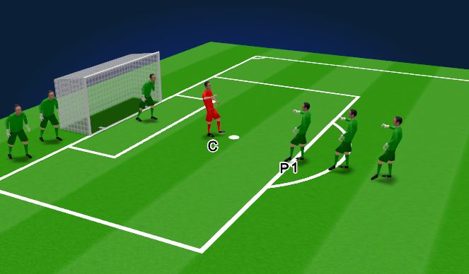 Football/Soccer Session Plan Drill (Colour): Drill 2