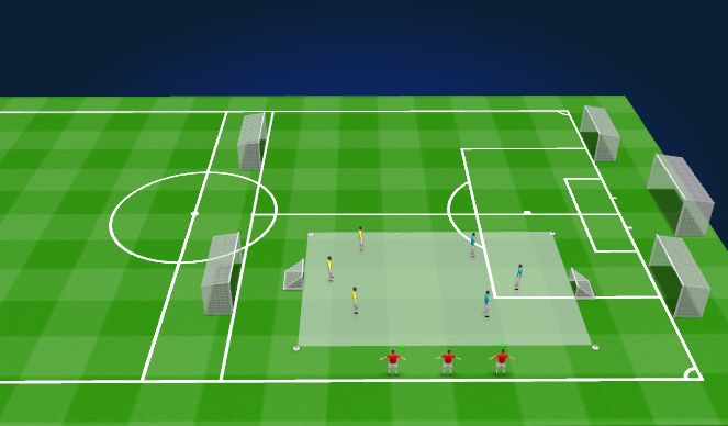 Football/Soccer Session Plan Drill (Colour): Make it, Take it