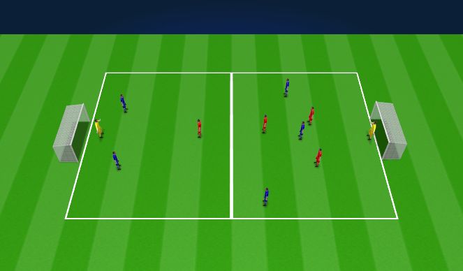 Football/Soccer Session Plan Drill (Colour): Screen 1